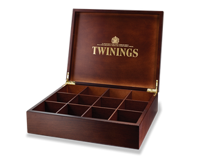Twinings 12 Compartment Wooden Display Box