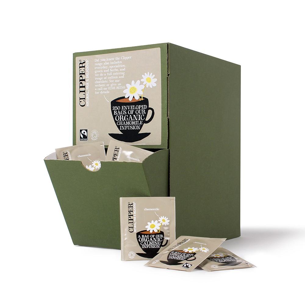 Clipper Organic Chamomile Infusion Fairtrade Envelopes (250) - Cameron Coffee Company