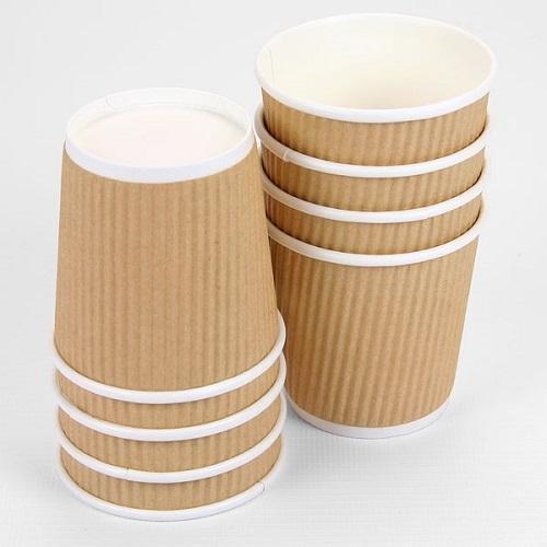 12oz Kraft Triple Walled Cups - Cameron Coffee Company