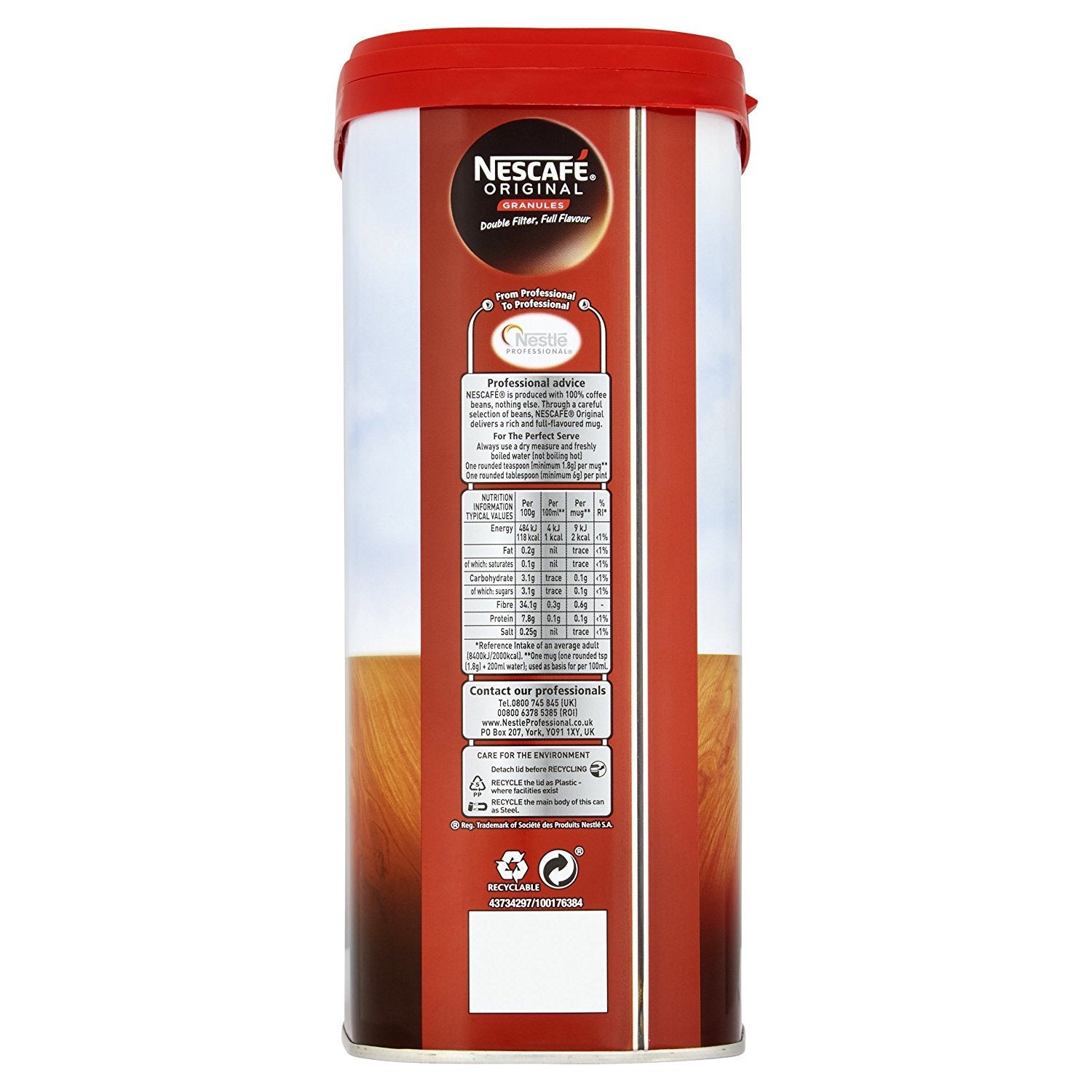 NESCAFÉ Original Instant Coffee Granules, 1KG - Cameron Coffee Company