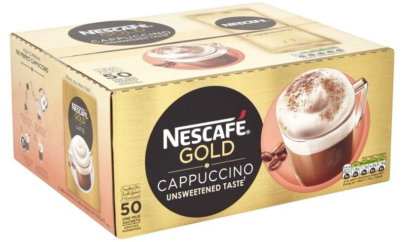 Nescafe Café Menu Gold Cappuccino Sachets 50's - Cameron Coffee Company