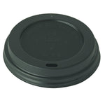 10oz - 20oz Black Sip Through Lids 1000s - Cameron Coffee Company