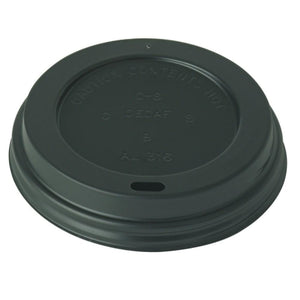 10oz - 20oz Black Sip Through Lids 1000s - Cameron Coffee Company