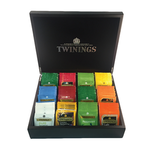 Twinings 12 Compartment Wooden Display Box