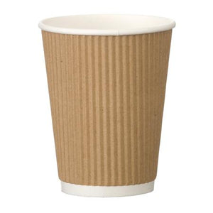 12oz Kraft Triple Walled Cups - Cameron Coffee Company