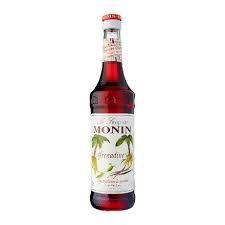 Monin Grenadine Coffee Syrup (Glass) 700ml - Cameron Coffee Company