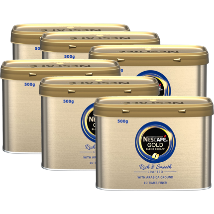 Nescafe Gold Blend Decaf Coffee Granules 500g - Cameron Coffee Company
