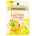 Twinings Lemon & Ginger Enveloped Teabags 20's - Cameron Coffee Company