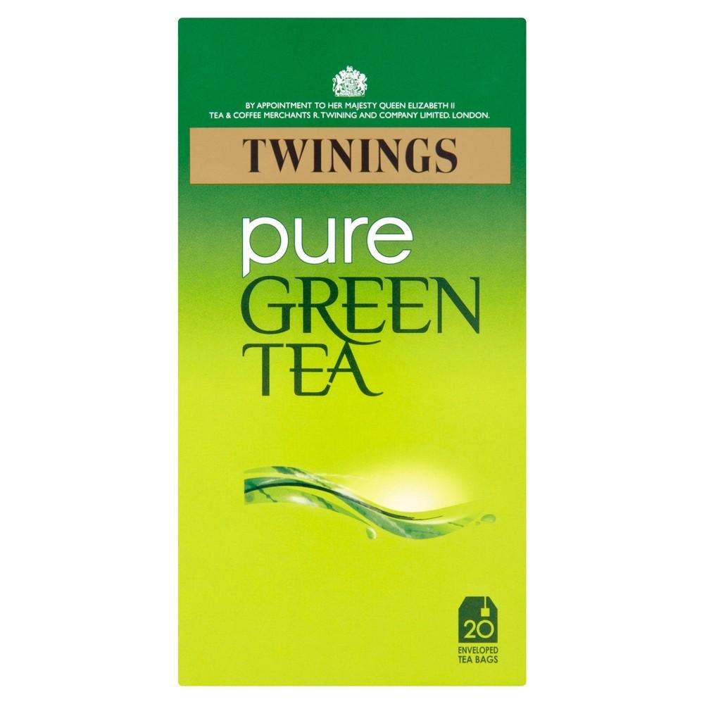 Twinings Pure Green Enveloped Teabags 20's - Cameron Coffee Company