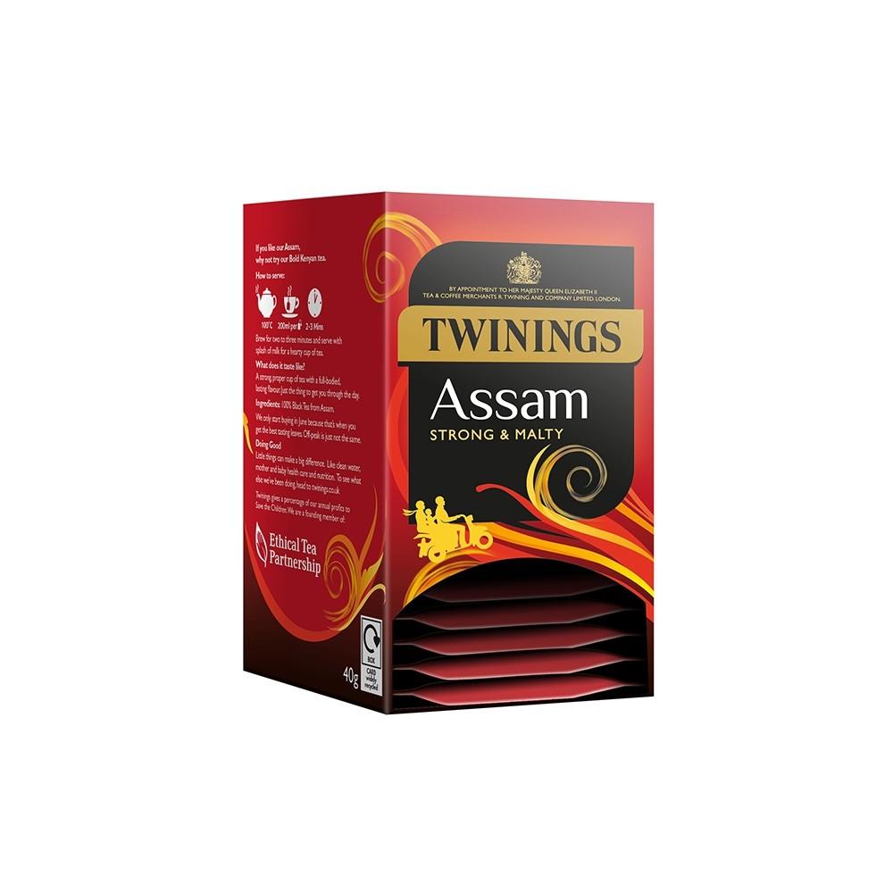 Twinings Assam Enveloped Teabags 20's - Cameron Coffee Company