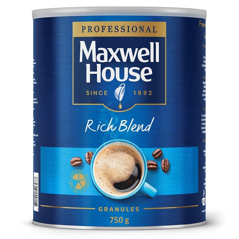 Maxwell House Blue Rich Blend Coffee Granuels 750g - Cameron Coffee Company