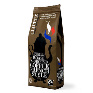 Clipper Fairtrade French Organic Roast & Ground Coffee 227g - Cameron Coffee Company