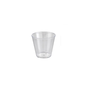 1oz Shot Glasses Clear Plastic - Cameron Coffee Company