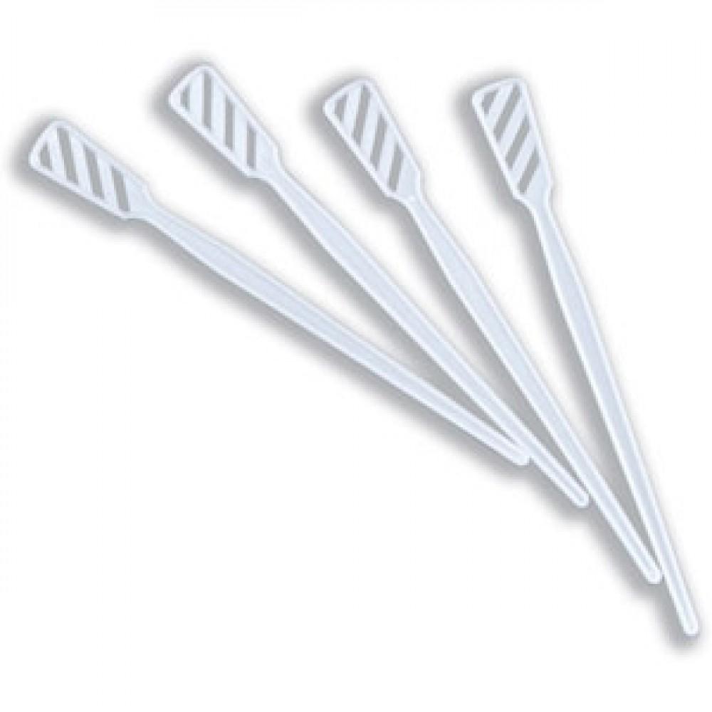 White Disposable Plastic Stirrers (1000) - Cameron Coffee Company