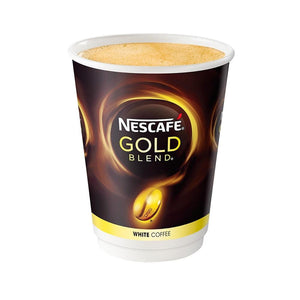 Nescafe & Go Gold Blend White Cups (Sleeve of 8) - Cameron Coffee Company