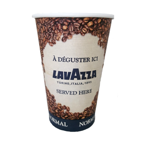 12oz Lavazza Single Walled Paper Cups 1000's - Cameron Coffee Company