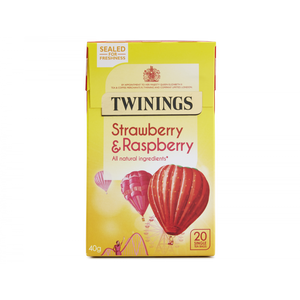 Twinings Strawberry & Raspberry Tea 20's - Cameron Coffee Company