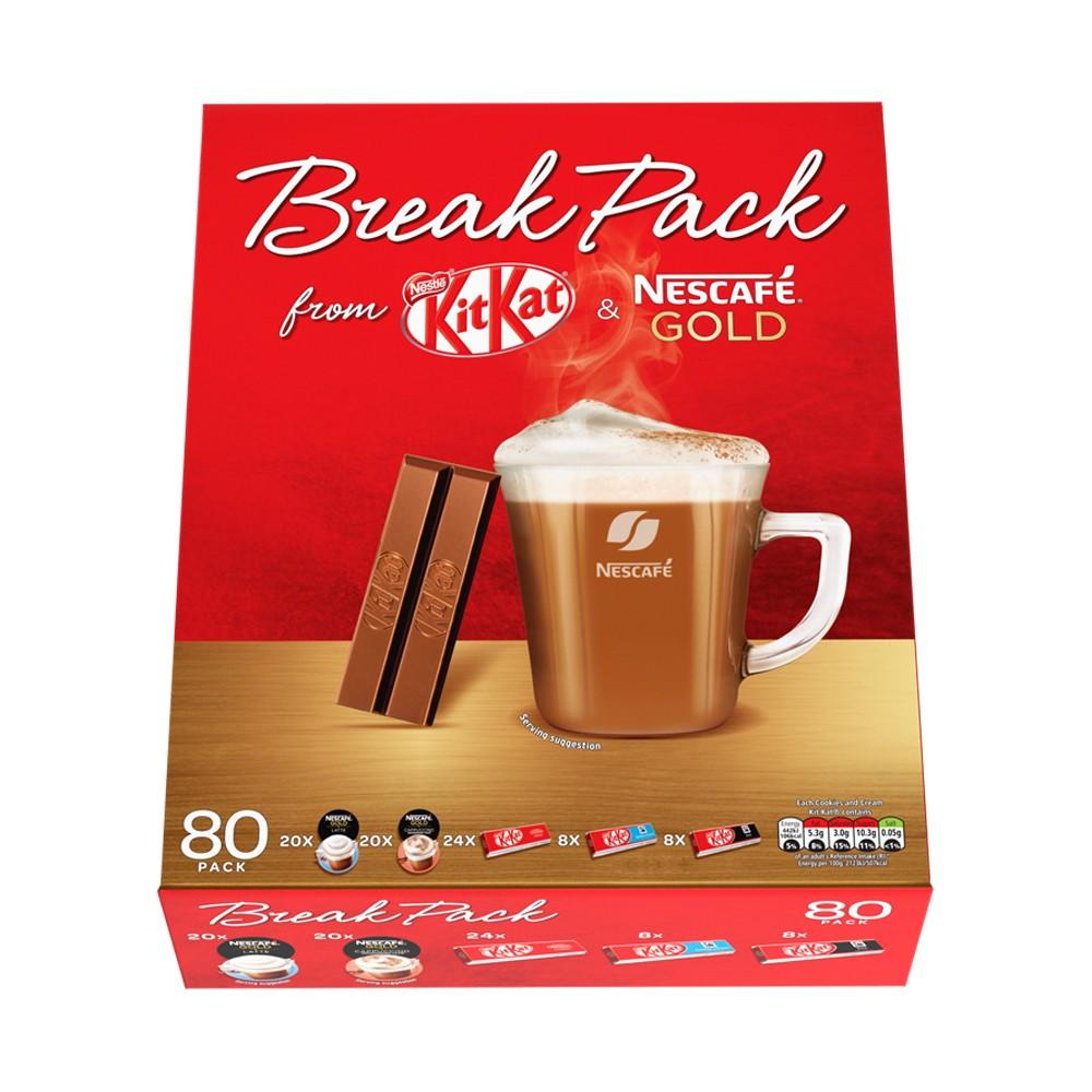 Nestle Break Pack– 40 KitKat & 40 Nexcafe Drinks Box - Cameron Coffee Company