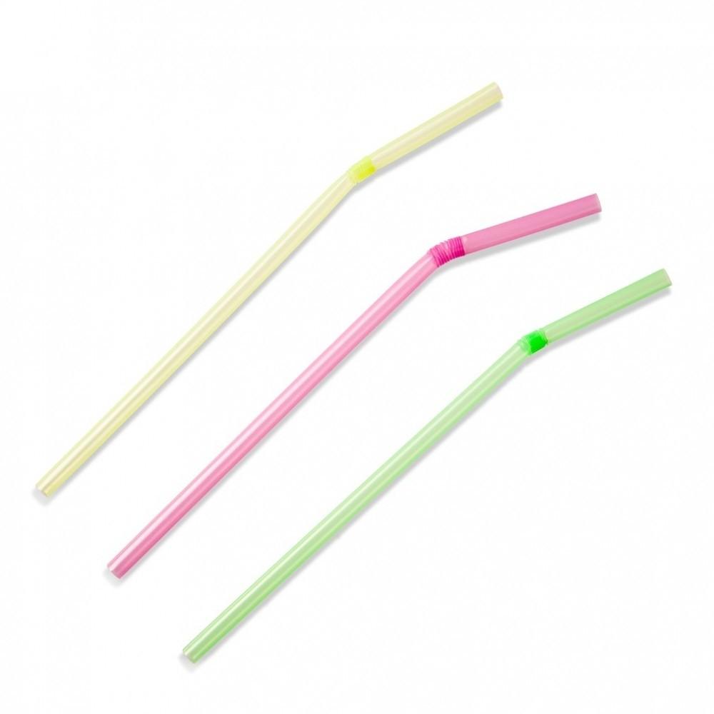 250 Neon Flexible Straws - Cameron Coffee Company