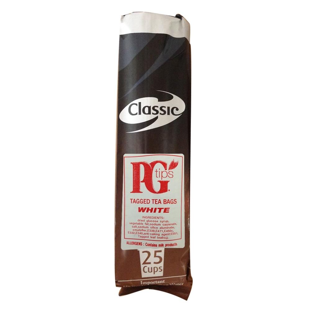 Classic In-Cup PG Tips White Tea Bag 25s - Cameron Coffee Company