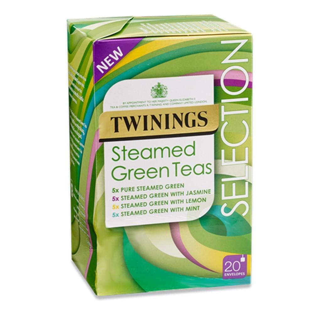 Twinings Green Selection Enveloped Teabags 20's - Cameron Coffee Company