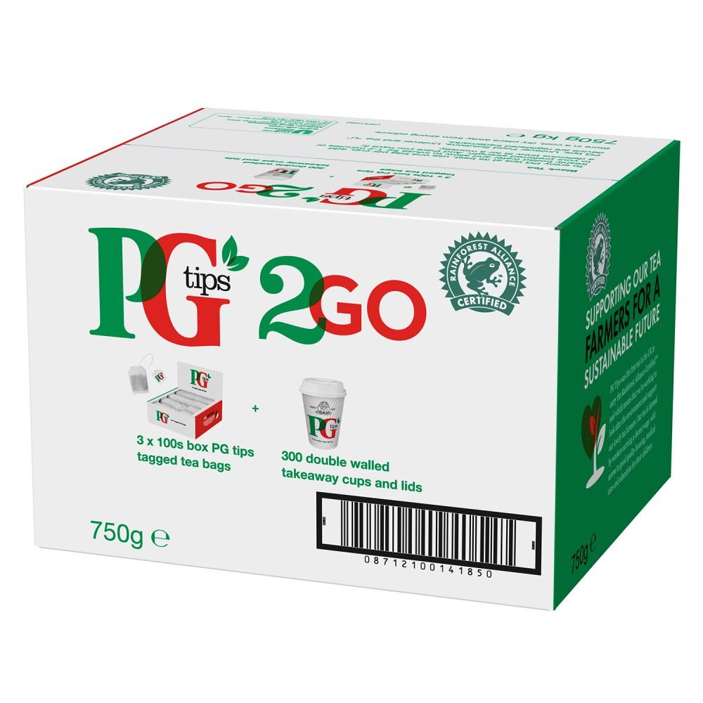PG Tips OneCup2Go Cups 300's - Cameron Coffee Company