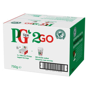 PG Tips OneCup2Go Cups 300's - Cameron Coffee Company