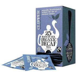 Clipper Fairtrade Everyday Decaf Enveloped Teabags 25's - Cameron Coffee Company