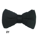 New 2016 Men Bow Tie Slim Knitted Bow Knitted Ties Fashion Accessories Slim and Solid Color