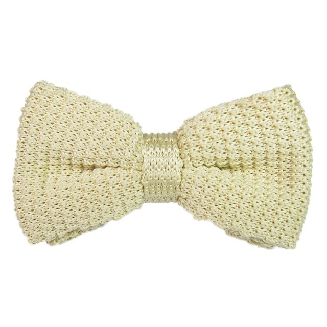 New 2016 Men Bow Tie Slim Knitted Bow Knitted Ties Fashion Accessories Slim and Solid Color