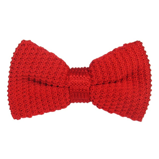 New 2016 Men Bow Tie Slim Knitted Bow Knitted Ties Fashion Accessories Slim and Solid Color