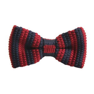 New 20 Colors Men Vogue Striped Bowtie Knitted Tied Bow Formal Tie Woven Ties NEW Hot