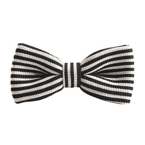 New 20 Colors Men Vogue Striped Bowtie Knitted Tied Bow Formal Tie Woven Ties NEW Hot
