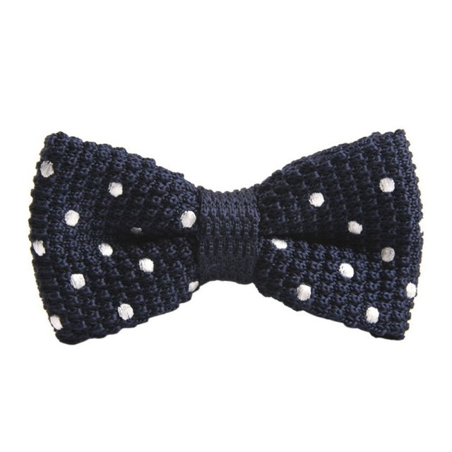 New 20 Colors Men Vogue Striped Bowtie Knitted Tied Bow Formal Tie Woven Ties NEW Hot