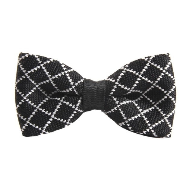 New 20 Colors Men Vogue Striped Bowtie Knitted Tied Bow Formal Tie Woven Ties NEW Hot