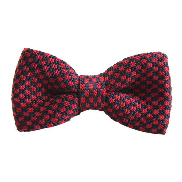 New 20 Colors Men Vogue Striped Bowtie Knitted Tied Bow Formal Tie Woven Ties NEW Hot