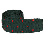 Fashion Men Polka Dots Tie Knit Knitted Tie Necktie Narrow Slim Skinny Woven