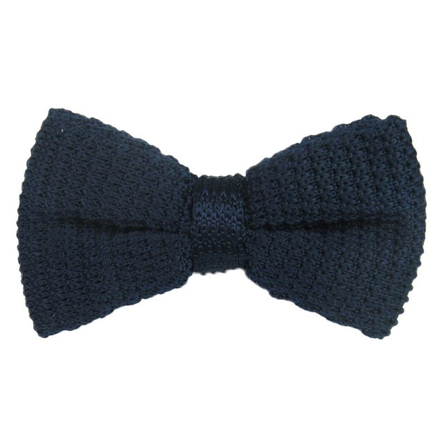 New 2016 Men Bow Tie Slim Knitted Bow Knitted Ties Fashion Accessories Slim and Solid Color