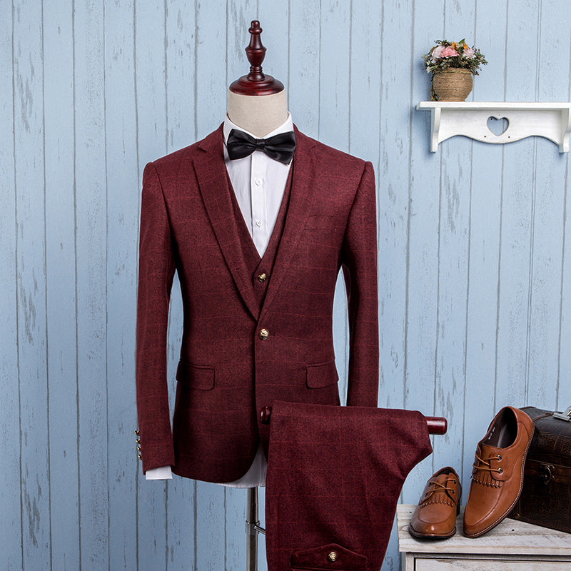 Envmenst Three-piece suit: Blazers, Vest, pants