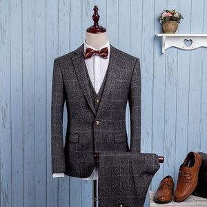Envmenst Three-piece suit: Blazers, Vest, pants