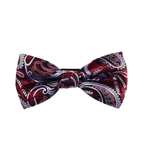 Men's Bow Tie Gold Paisley Business Wedding Dot Blue Black Bow Ties Groom Party