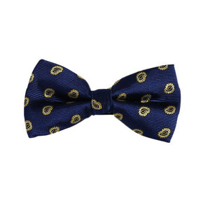 Men's Bow Tie Gold Paisley Business Wedding Dot Blue Black Bow Ties Groom Party