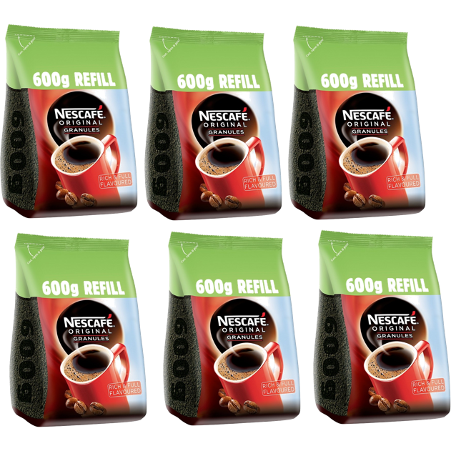 Nescafe Original Coffee Granules Refill Pack 600g - Cameron Coffee Company